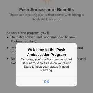 WooHoo!! Posh Ambassador